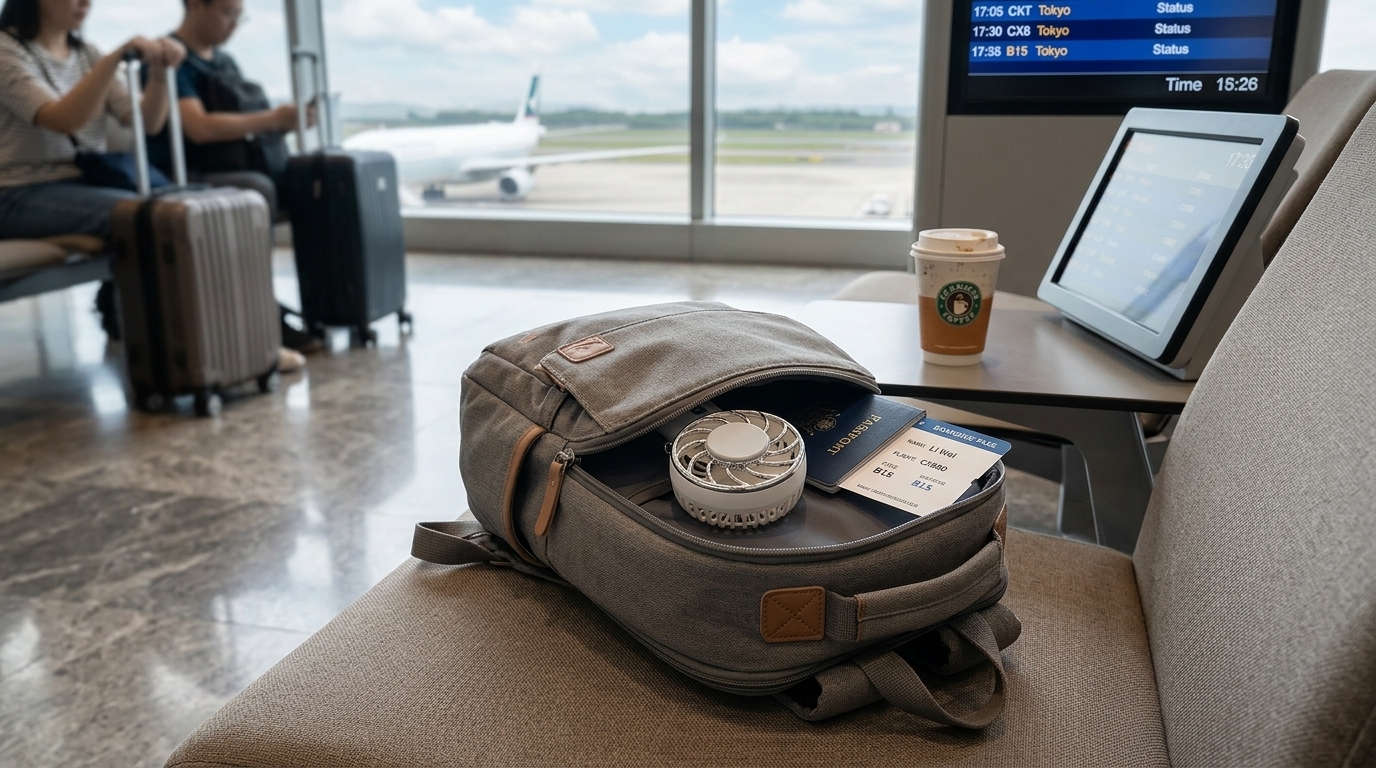 手持風扇可以帶上飛機嗎?旅行攜帶注意事項