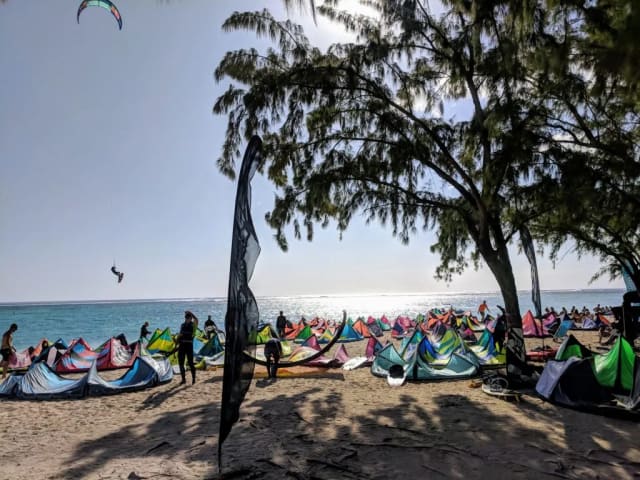Le Morne - La pointe - Kitesurf spot Mauritius