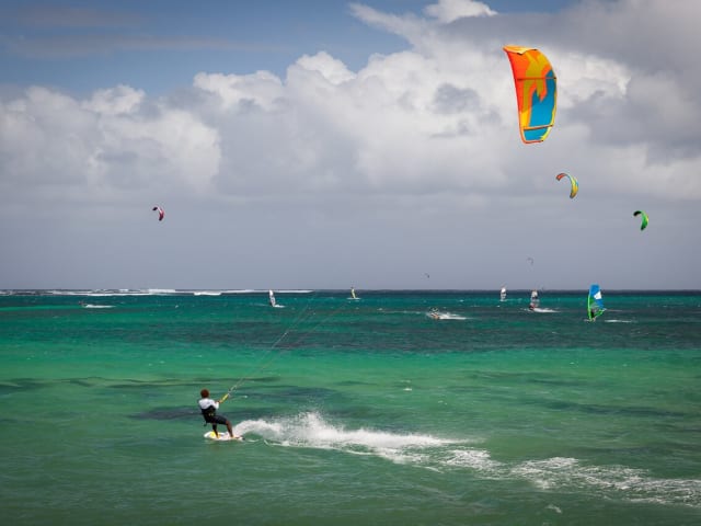 Tamarin Bay : Kitesurf et dauphins sur la côte ouest