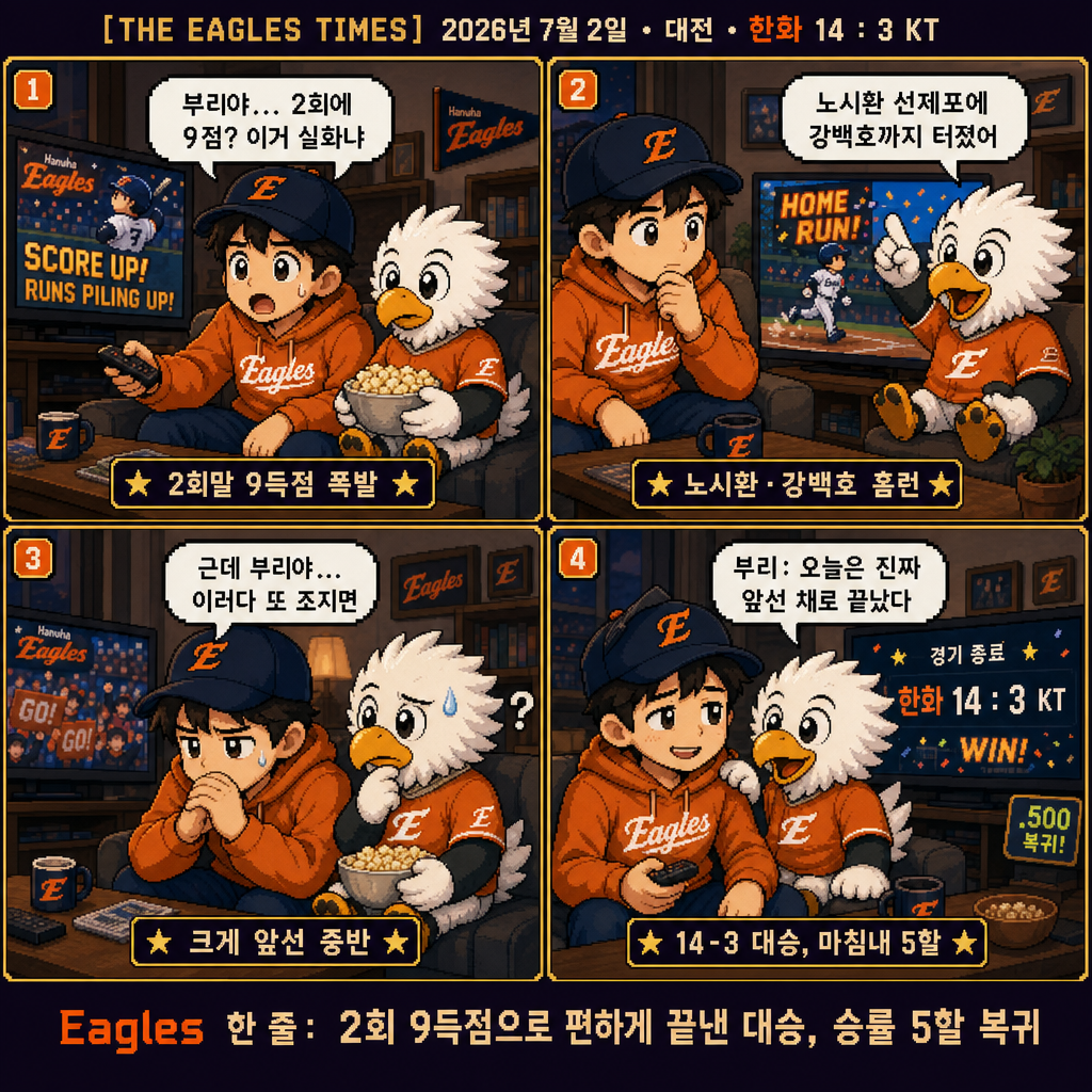 부리의 4컷 만화