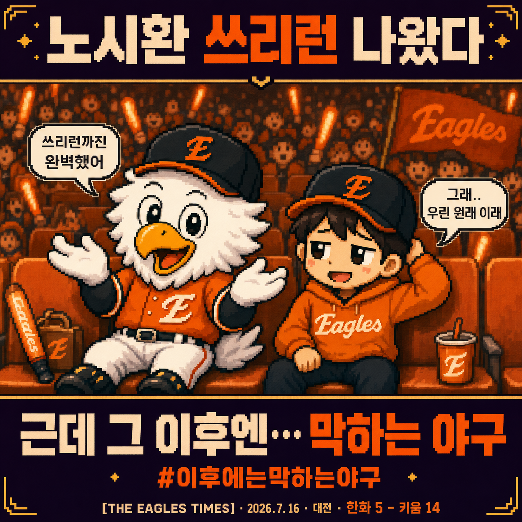 오늘의 한화 팬 마음