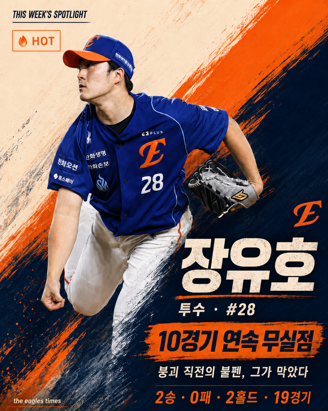 THIS WEEK'S SPOTLIGHT — 장유호 · 10경기 연속 무실점