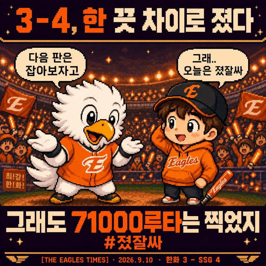 오늘의 한화 팬 마음