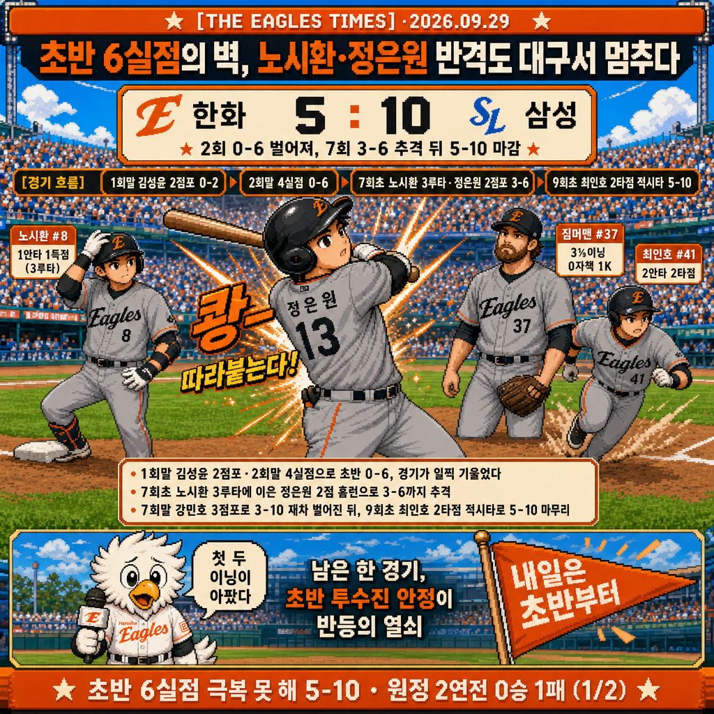 1컷 경기 정리