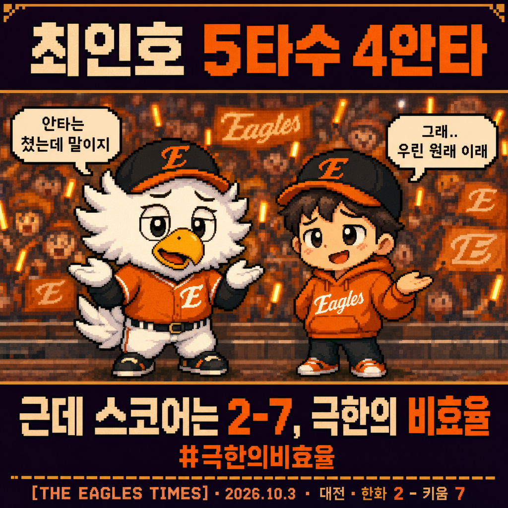 오늘의 한화 팬 마음