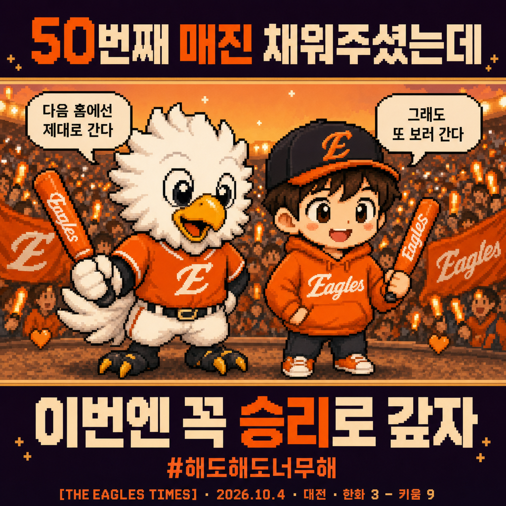오늘의 한화 팬 마음