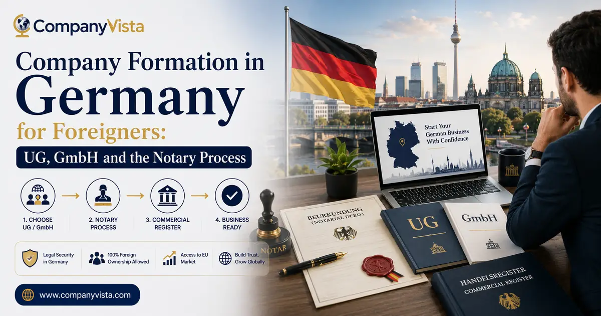 Company Formation in Germany for Foreigners: UG, GmbH and the Notary Process
