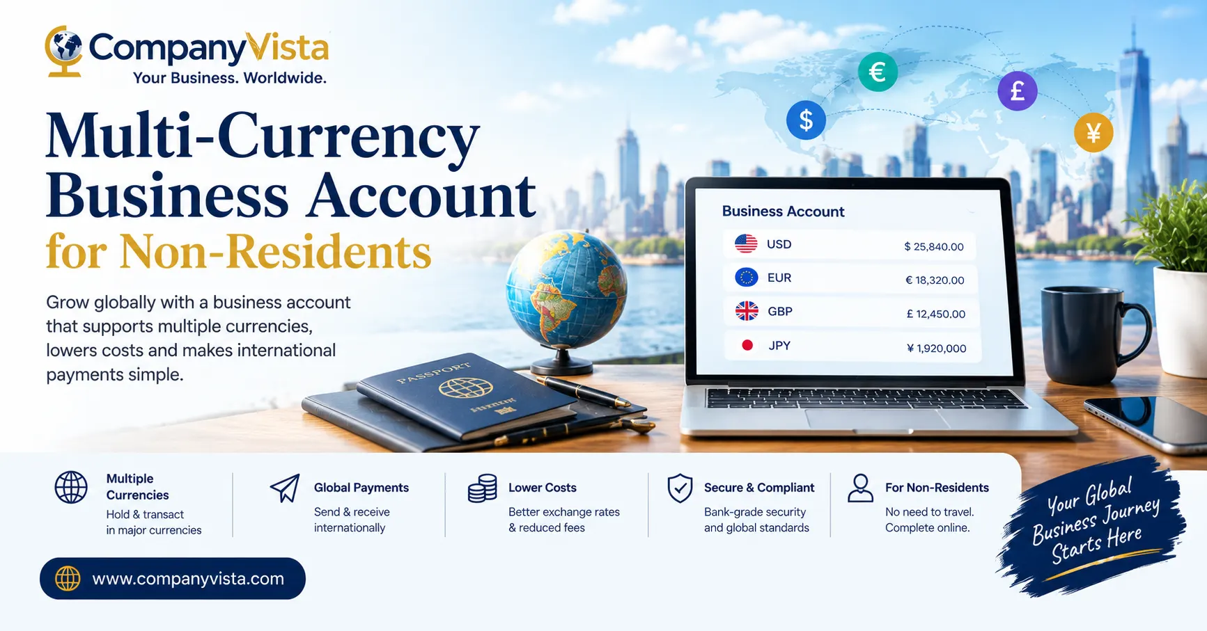 Multi-Currency Business Account for Non-Residents: Complete 2026 Guide