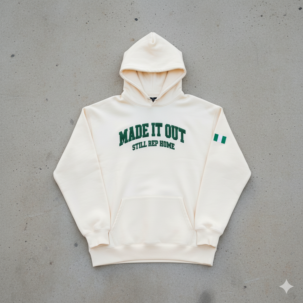 Naija To The World Hoodie