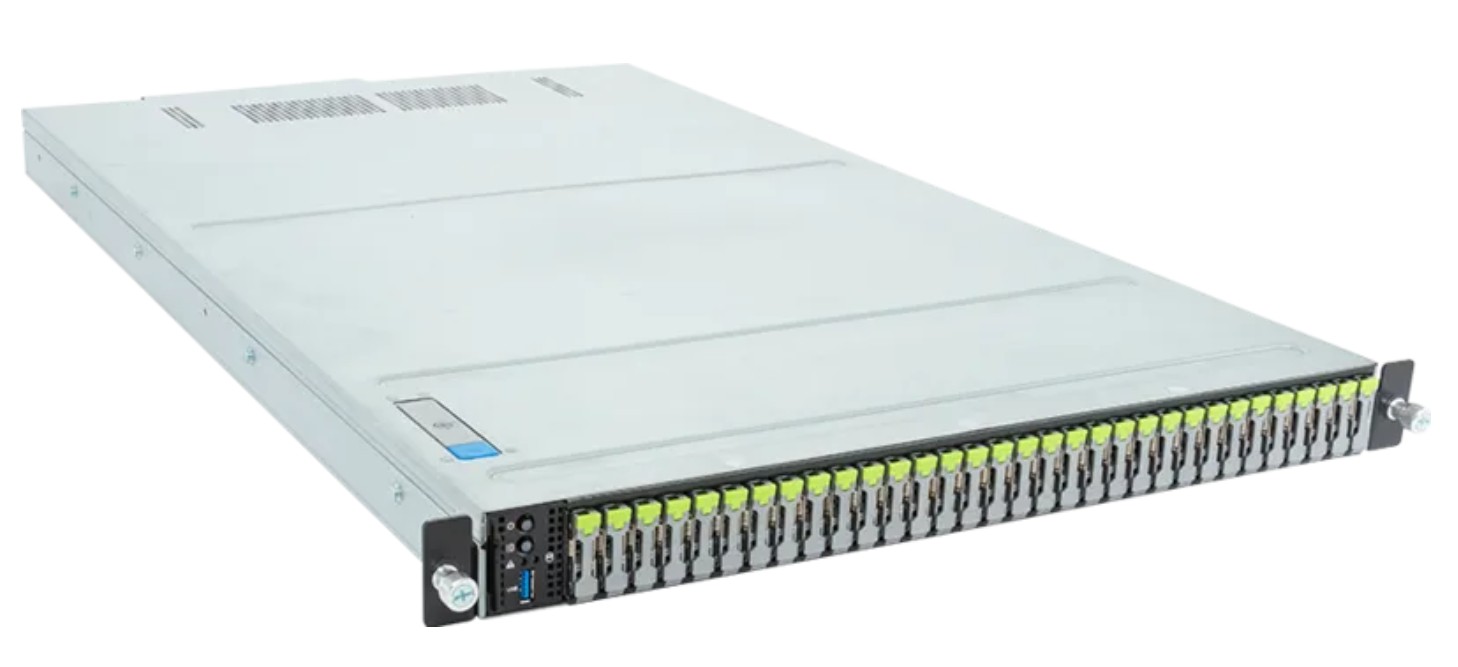 Gigabyte S183-SH0 Storage Server - 5th Gen Intel® Xeon® Scalable - 1U DP 32-Bay E1.S NVMe 1600W - 5