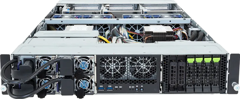 Gigabyte XV24-SX0 NVIDIA MGX™ Server - Intel® Xeon® 6 Processors - 2U DP 4 x PCIe Gen5 GPUs
