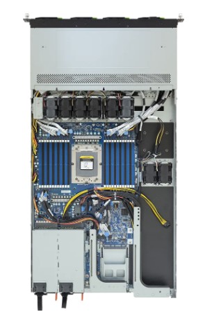 Gigabyte R163-ZG6 Rack Server - AMD EPYC™ 9005/9004 - 1U UP 1 x PCIe Gen5 GPU - 3