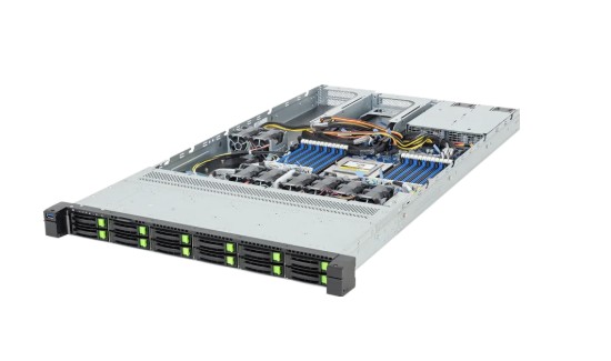 Gigabyte R163-ZG2 Rack Server - AMD EPYC™ 9005/9004 - 1U UP 1 x PCIe Gen5 GPU - 2