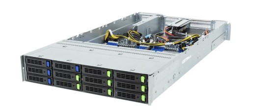 Gigabyte R283-ZF0-IAL1 Rack Server - AMD EPYC™ 9005/9004 - 2U DP 4 x PCIe Gen5 GPUs Immersion - 2