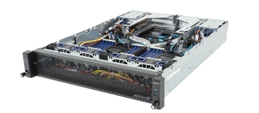 Gigabyte E284-S90-AAJ1 Edge Server - Intel® Xeon® 6 Processors - 2U DP 4-Bay Gen5 NVMe/SATA/SAS-4 - 2
