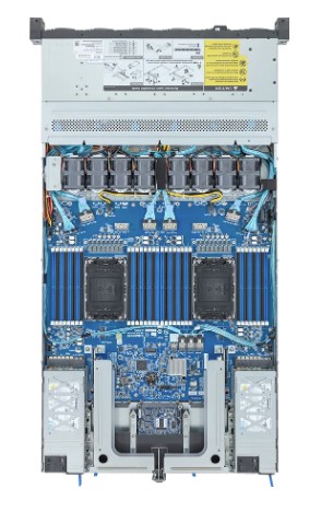 Gigabyte R183-S92-AAV1Rack Server - 5th/4th Gen Intel® Xeon® Scalable - 1U DP 12-Bay Gen4 NVMe/SATA/SAS (12 x NVMe) Titanium - 3