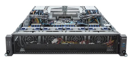 Gigabyte E283-S90-AAV1 Edge Server - 5th/4th Gen Intel® Xeon® Scalable - 2U UP 4-Bay Gen4 NVMe/SATA/SAS Titanium