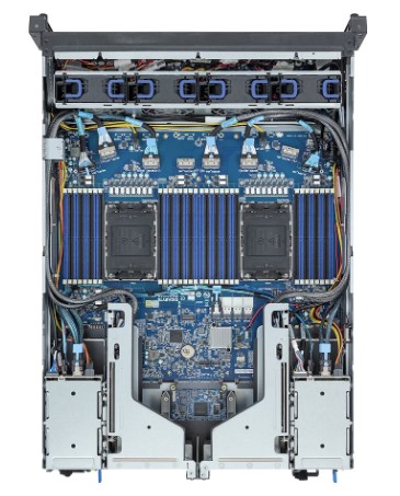 Gigabyte E283-S90-AAV1 Edge Server - 5th/4th Gen Intel® Xeon® Scalable - 2U UP 4-Bay Gen4 NVMe/SATA/SAS Titanium - 3