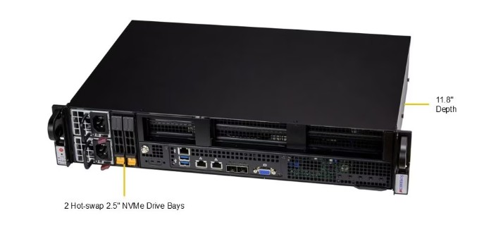 Supermicro SYS-212B-FN4TP 2U Rackmount X14 UP IOT System