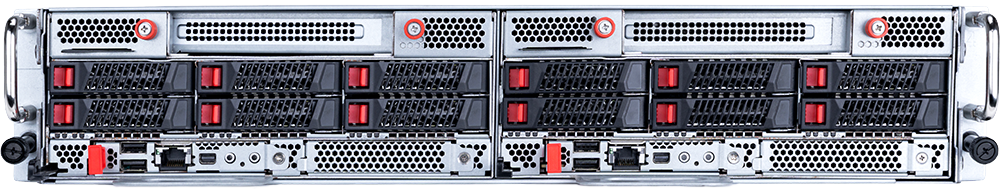 MSI 2U 2-Node Intel® Xeon® 6500/6700 Server Barebone (CD270-S3061-X2) - 3