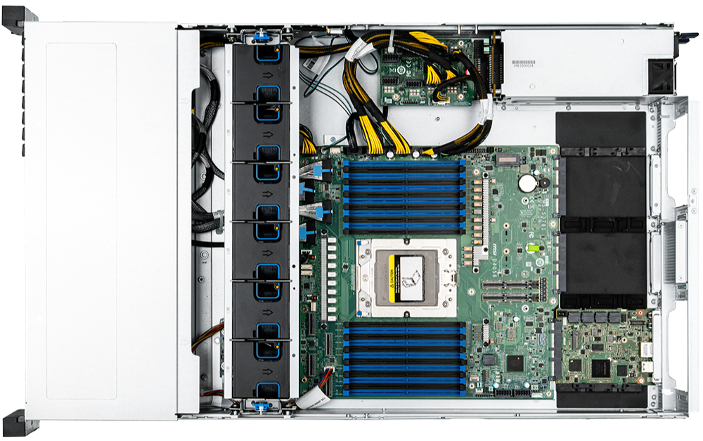 MSI 2U Single AMD EPYC 9004/9005 Server Barebone (CX271-S4056) - 4