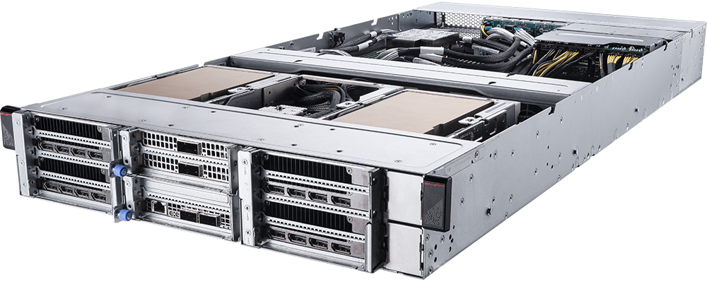 MSI 2U NVIDIA MGX Single Intel Xeon 6500/6700 AI GPU Server Barebone (CG290-S3063) - 3