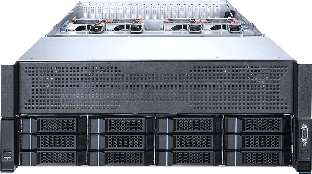 MSI 4U Dual Intel Xeon 4th/5th Gen 10-GPU Server Barebone (G4201RAS10U2-P4-Pt)