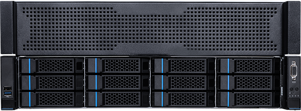 MSI 4U Dual Intel Xeon 4th/5th Gen 10-GPU Server Barebone (G4201RAS10U2-P4-Pt) - 4