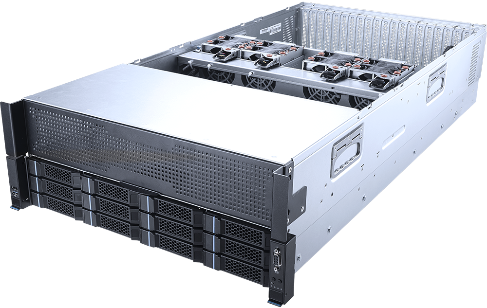 MSI 4U Dual Intel Xeon 4th/5th Gen 10-GPU Server Barebone (G4201RAS10U2-P4-Pt) - 2