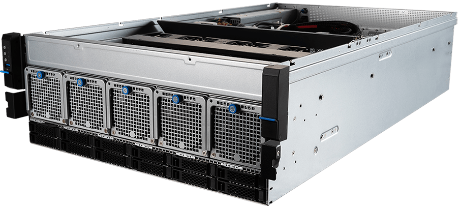 MSI 4U Single AMD EPYC 9005 4-GPU Server Barebone Liquid Cooled (G4101-03) - 2