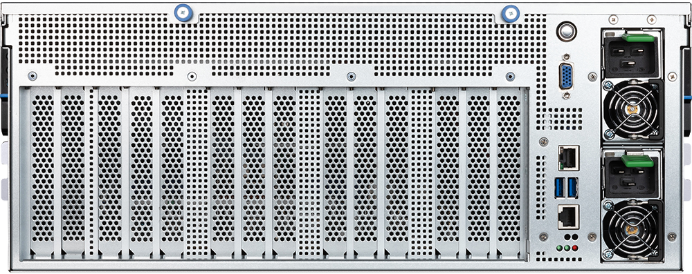 MSI 4U Single AMD EPYC 9005 4-GPU Server Barebone Air Cooled (G4101-05) - 4