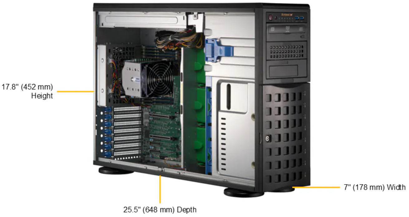 Supermicro Media Transcoding SuperWorkstation (SYS-542T-2R) - 2