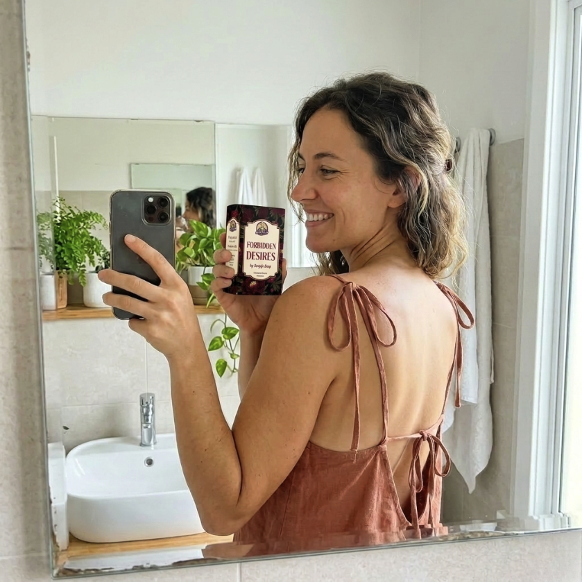 Zufriedene Kundin