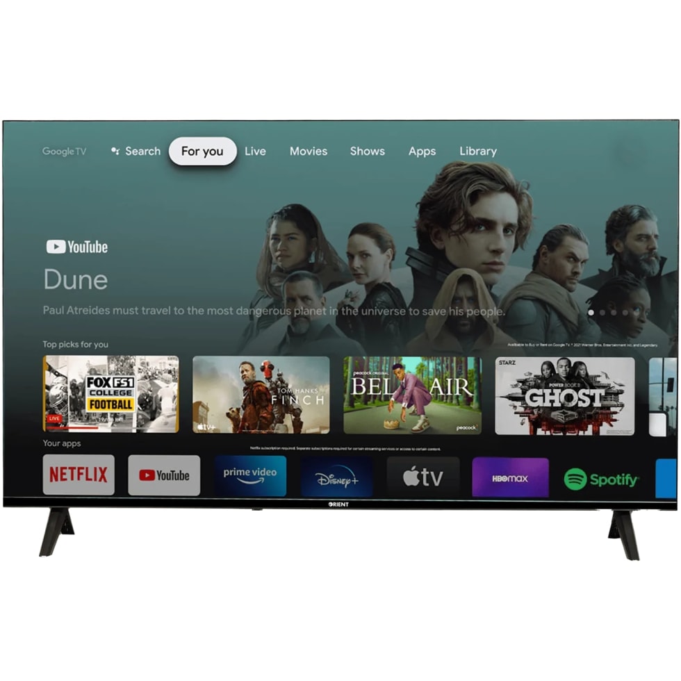 Orient Fusion 32S HD Smart LED TV Black