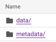 Iceberg Metadata