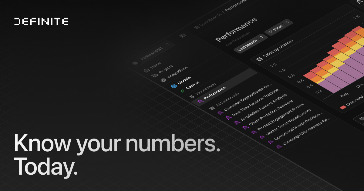 Definite: All-In-One Data Analytics Platform