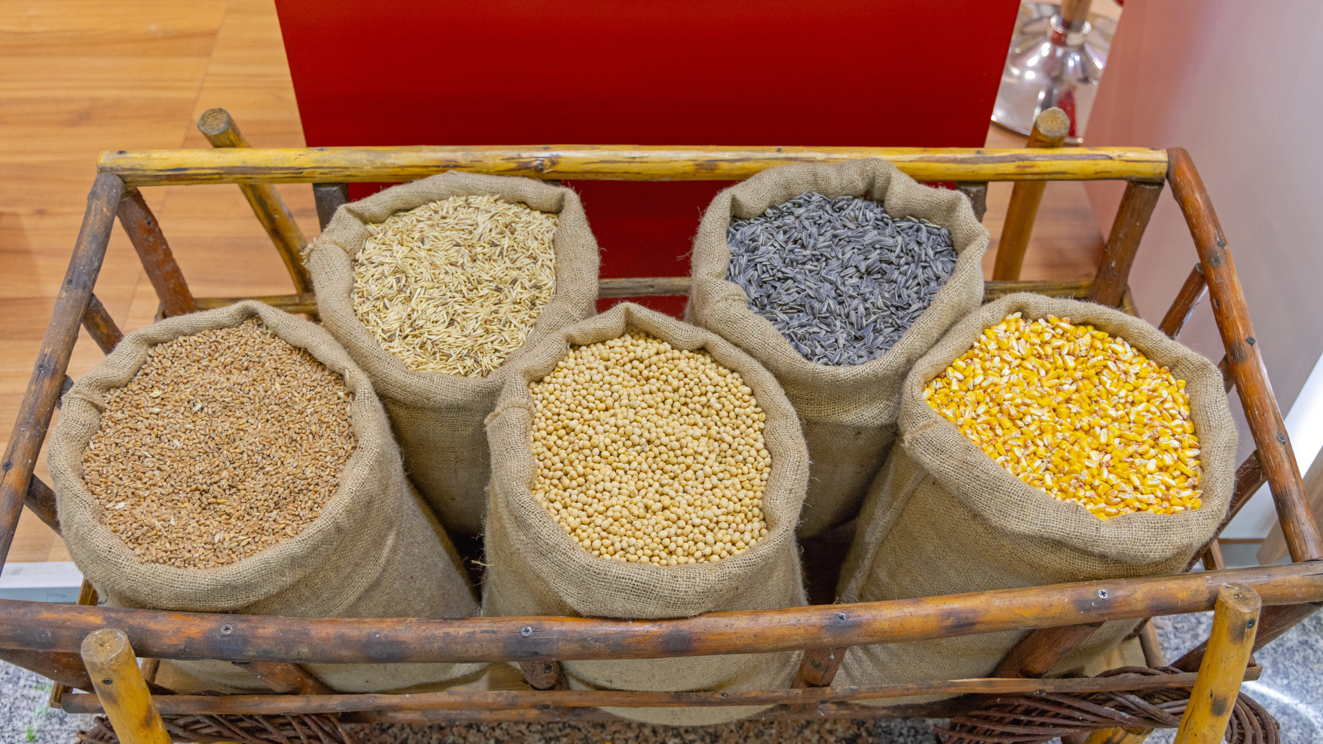 Close-up of grains