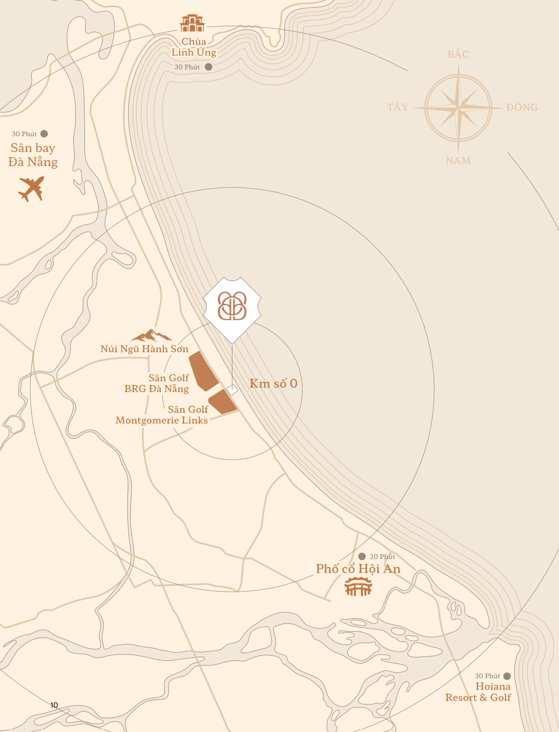 Vị trí dự án The Residences at Arbora trên bản đồ Đà Nẵng - Hội An