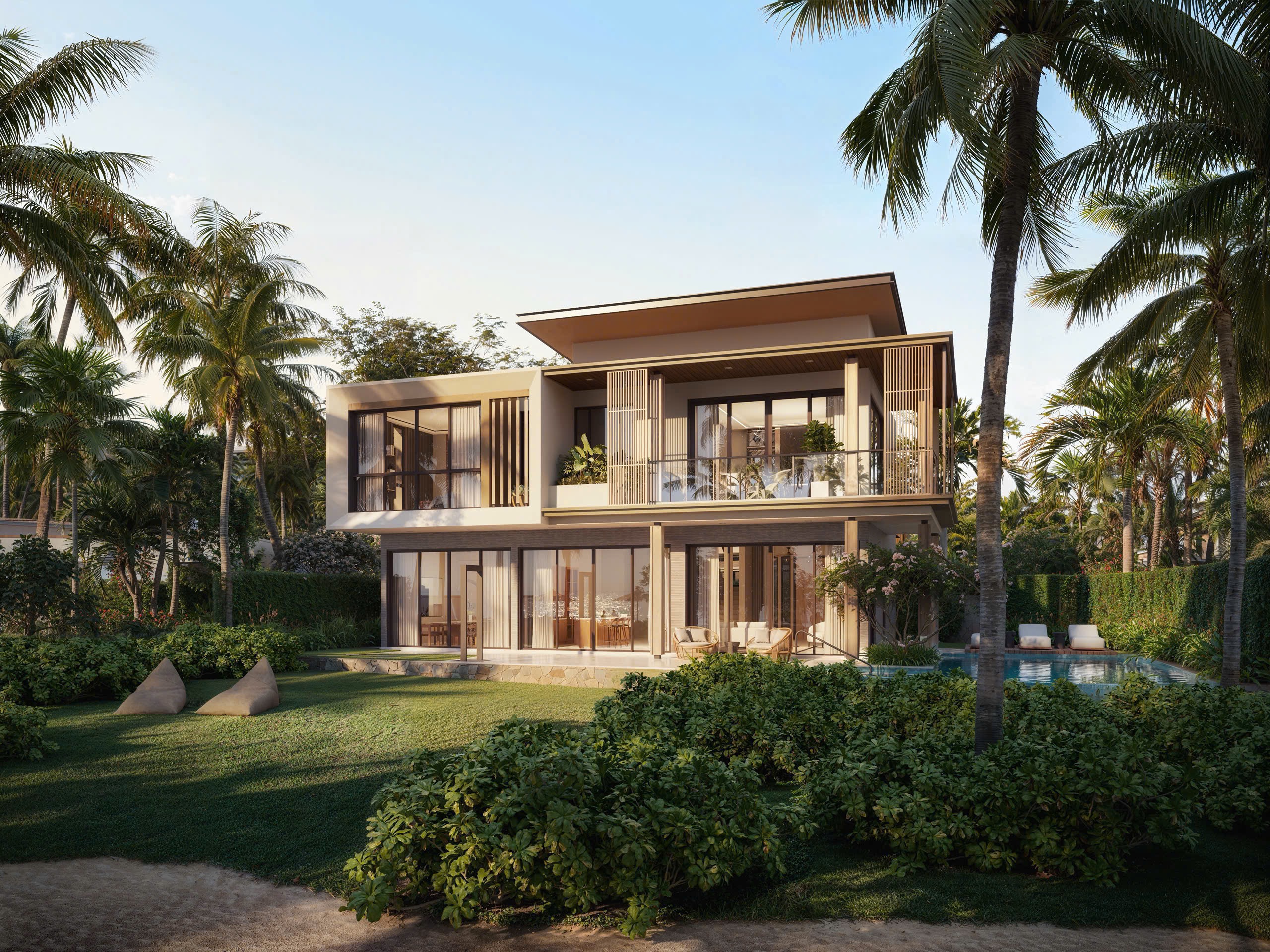 Biệt thự Palette Villa Arbora Đà Nẵng - beachfront hàng đầu, mặt biển trực diện