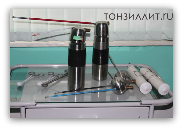 Прижигание миндалин азотом. Криодеструкция небных миндалин. Криодеструкция миндалин. Криодеструктор азотный ак-криомед. Криотерапия небных миндалин.