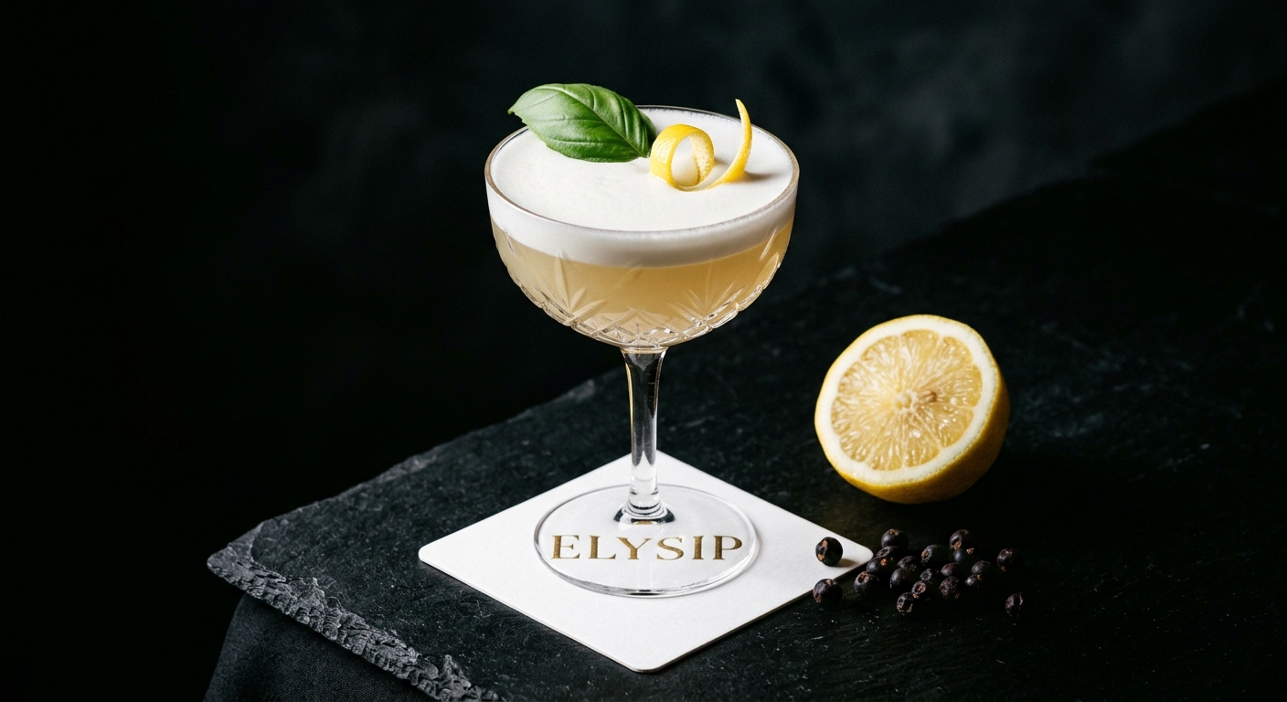 Botanical Gin Sour with Citrus Sharp Terpenes