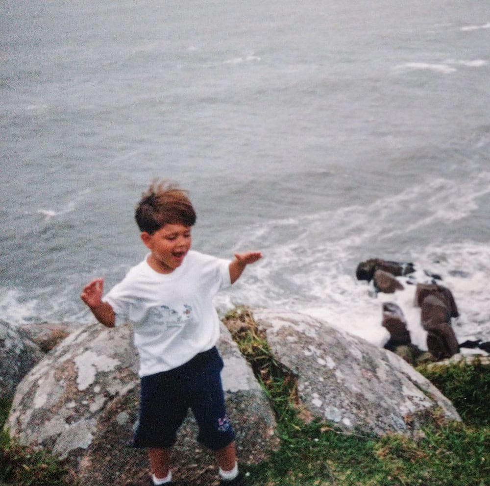 myself as a kid vibing in the nature