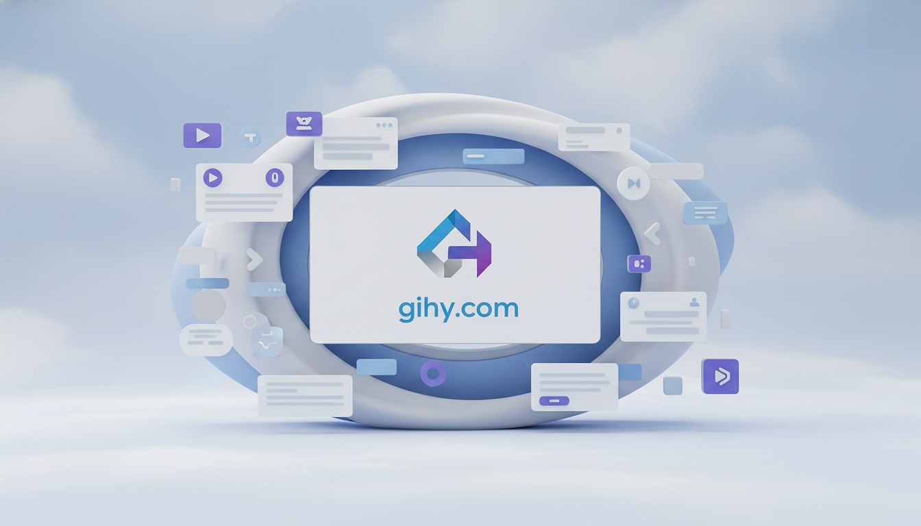 Gihy.com brand mockup