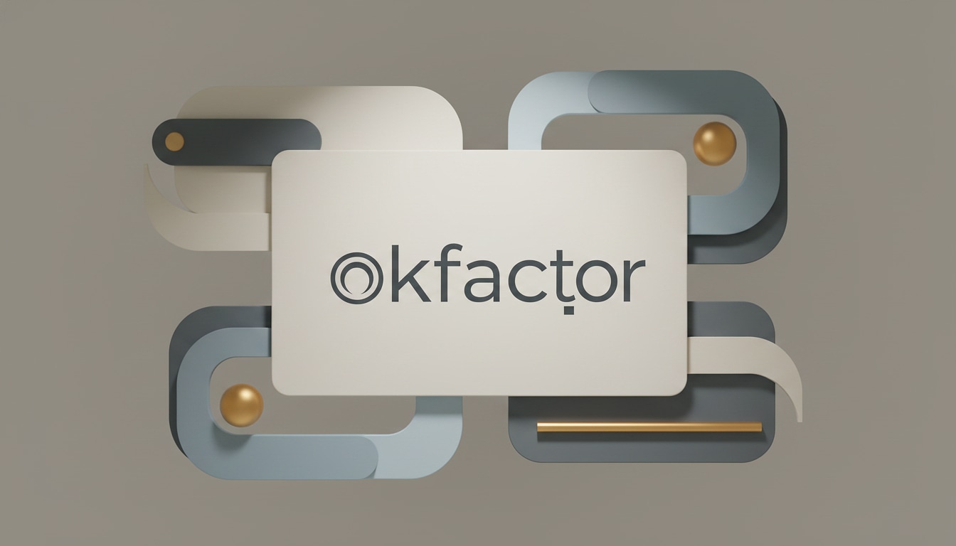 OkFactor.com brand mockup