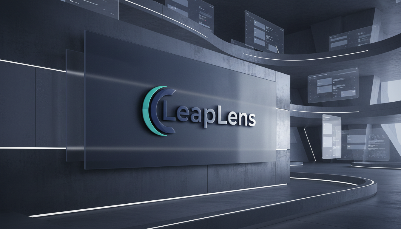 leaplens.com brand mockup