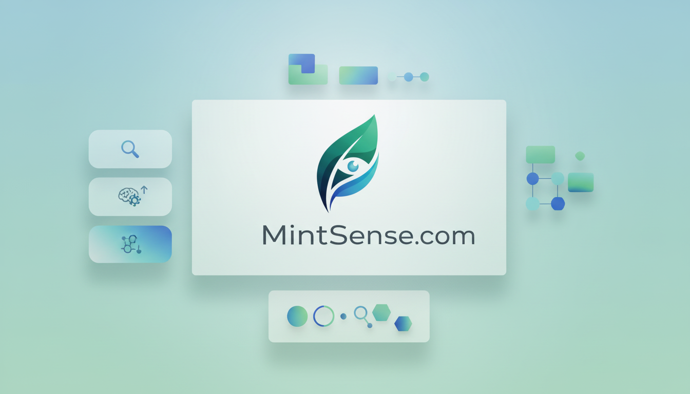 mintsense.com brand mockup