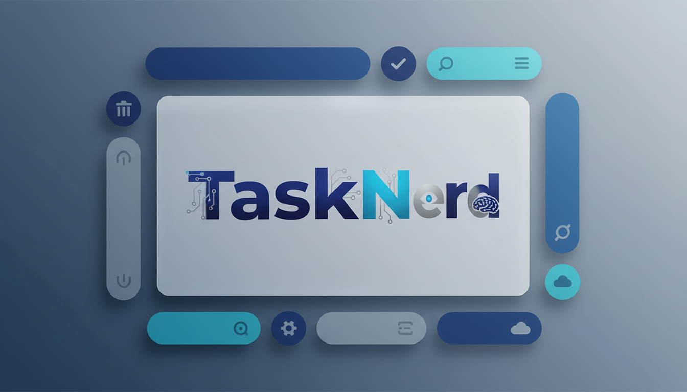 tasknerd.com brand mockup