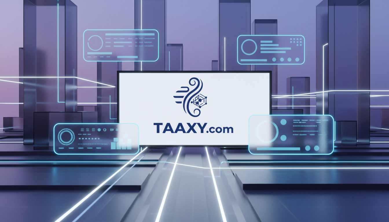 taaxy.com brand mockup