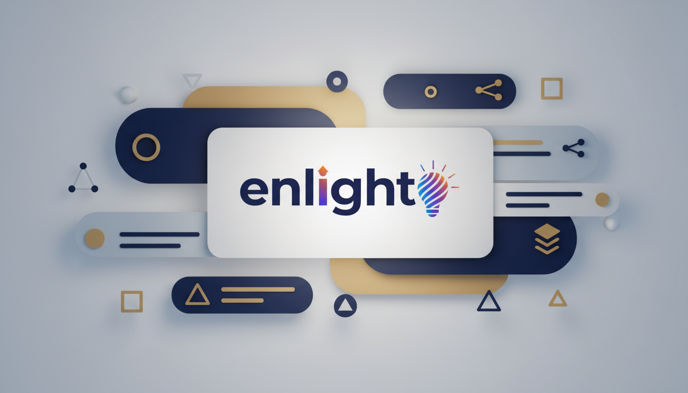 enlighto.com brand mockup
