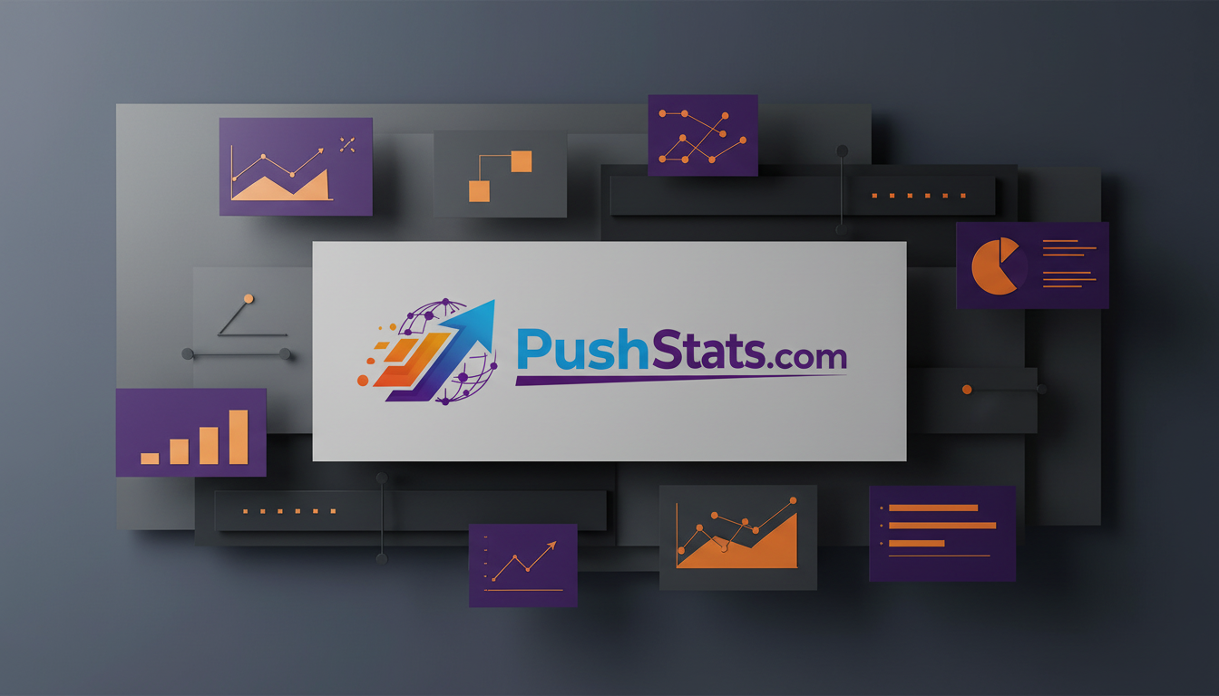 pushstats.com brand mockup